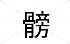 髈