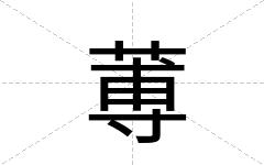 蒪