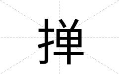掸