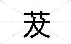茇