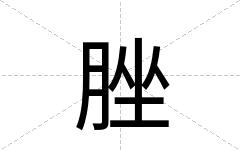 脞