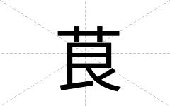 茛