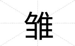 雏