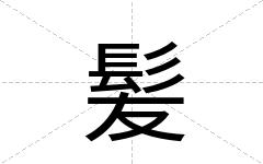 髪