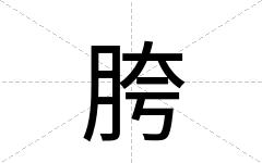 胯