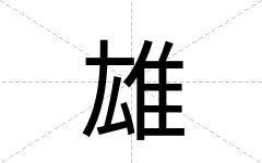 雄